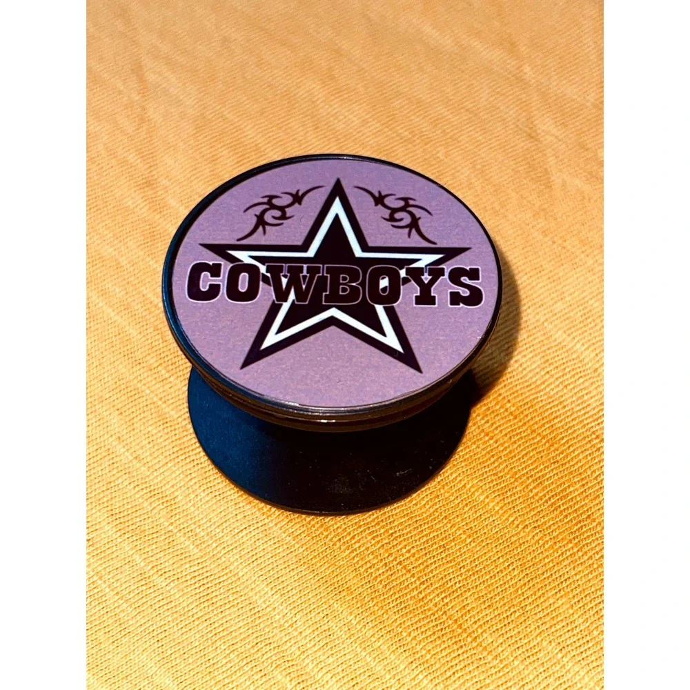 Dallas Cowboys Pop Up Phone Accessory With Super Strong Glue